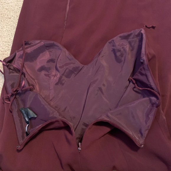 Jay Godfrey Harrah Gown Spaghetti Strap Slit Dress - Has Flaws/Broken Straps - Picture 8 of 8